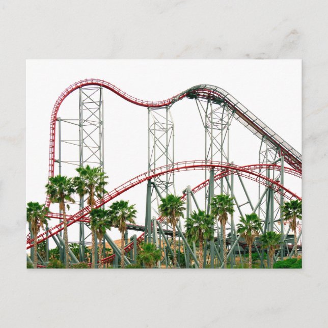 Six Flags Magic Mountain Vykort (Framsida)