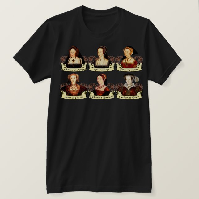 SIx-fruarna av Henry VIII Classic T-shirt (Design framsida)