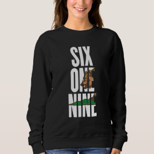 Six One Nine 6619 områdeskod Kalifornien San Diego T Shirt