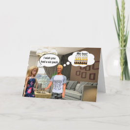 Six pack-tröja! kort