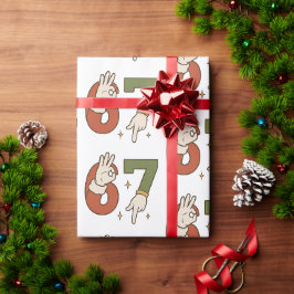 Six Seven 67 6 7 jul tomte alv meme Presentpapper