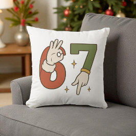 Six Seven 67 6 7 Tomte Alv Jul Meme Kudde