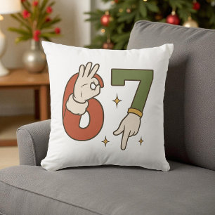 Six Seven 67 6 7 Tomte Alv Jul Meme Kudde