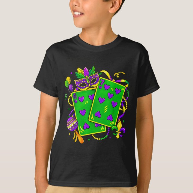 Six Seven 67 Mardi Gras Funny Mardi Gras Parade Me T Shirt (Framsida)