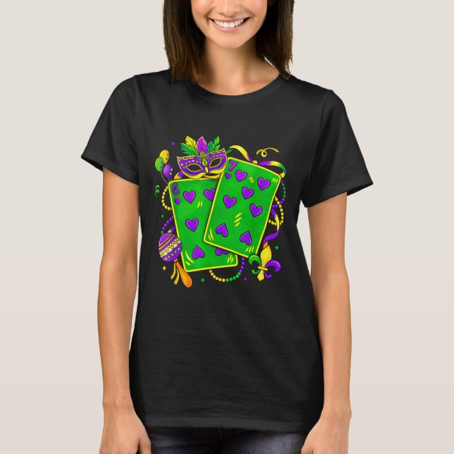 Six Seven 67 Mardi Gras Funny Mardi Gras Parade Me T Shirt (Framsida)