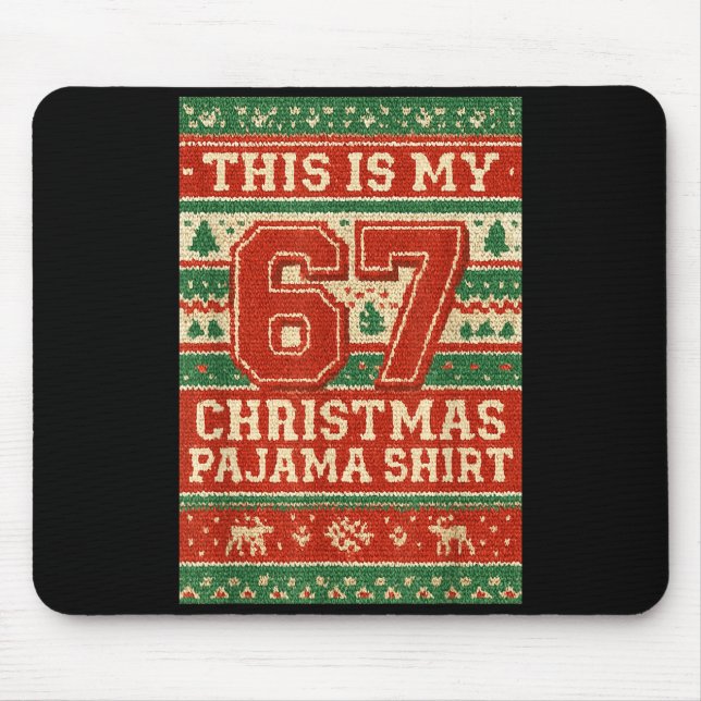 Six Seven 67 Meme 6 7 Holiday Christmas Pajamas Br Musmatta (Framsidan)