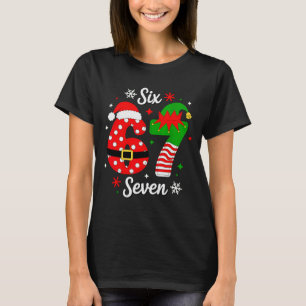 Six Seven 67 Meme 6 7 Tomte Jul Pyjamas Barn T Shirt