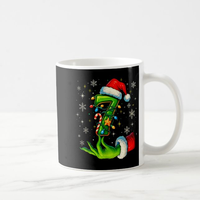 Six Seven 67 Meme Funny Christmas Couple Matching  Kaffemugg (Höger)