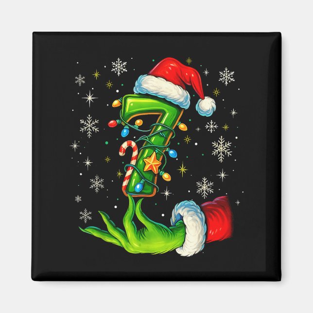 Six Seven 67 Meme Funny Christmas Couple Matching  Magnet (Framsidan)