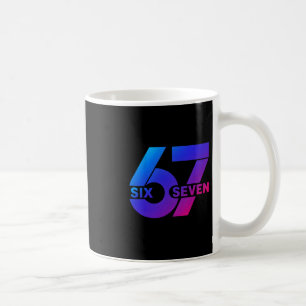 Six Seven 67 Meme Gen Alpha Slang Bysebyll Säsong  Kaffemugg
