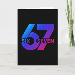 Six Seven 67 Meme Gen Alpha Slang Bysebyll Säsong Kort