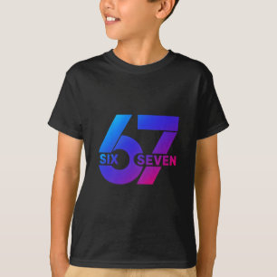 Six Seven 67 Meme Gen Alpha Slang Bysebyll Säsong  T Shirt