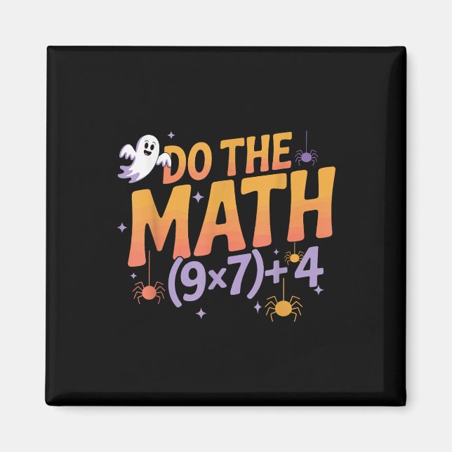 Six Seven 67 Meme Gör Matten Halloween Alpha Gen  Magnet (Framsidan)