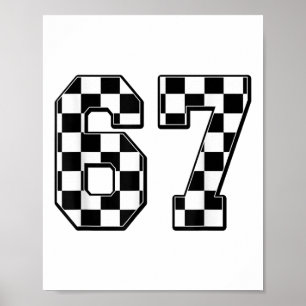 Six Seven 67 Meme Nummer 67 Poster