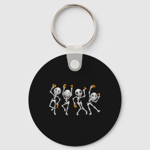 Six Seven 67 Meme Rolig Halloween Dansande Skelett Nyckelring