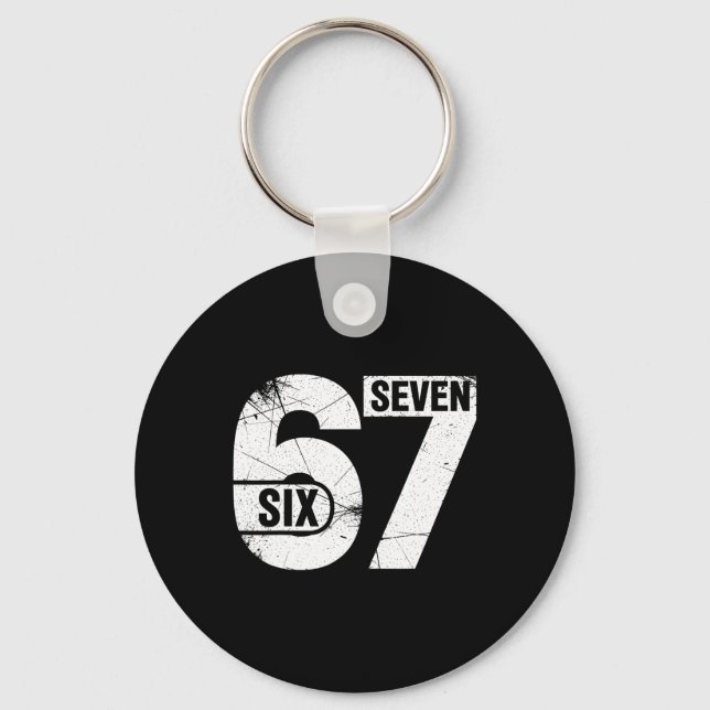Six Seven 67 Roligt Memo  Nyckelring (Framsida)