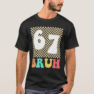 Six Seven 6 7 Bruh Roligt Meme T Shirt