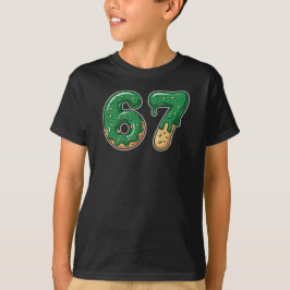 Six Seven 6 7 Funny Meme Donut St Patricks Day T Shirt