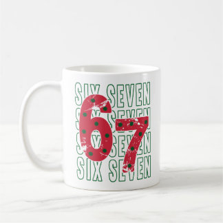 Six Seven 6 7 Funny Meme Mug Kaffemugg