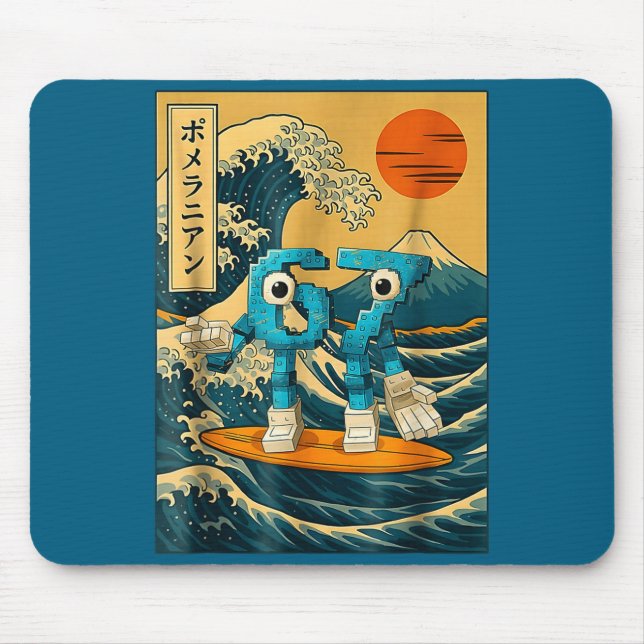 Six Seven 6-7 Japanese Great Wave Off Kanagawa 67  Musmatta (Framsidan)