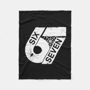 Six Seven 6 7 Meme 6 7 Halloween-kostym Fleecefilt