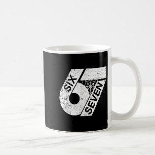 Six Seven 6 7 Meme 6 7 Halloween-kostym Kaffemugg