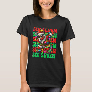 Six Seven 6 7 Meme Dabbing Tomte Jul 67 Pajama T Shirt