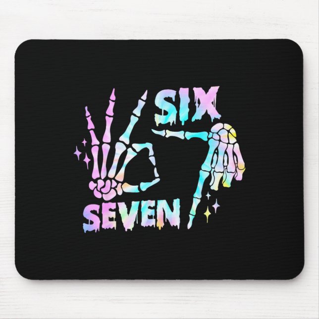 Six Seven 6 7 Meme Funny Skeleton Hands Sign Let's Musmatta (Framsidan)