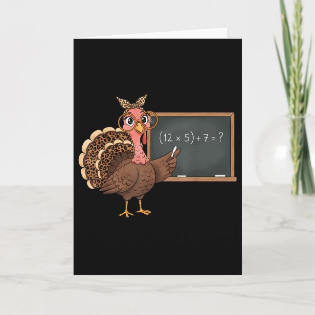 Six Seven 6 7 Meme Nummer 67 Turkiet Thanksgiving  Kort (Framsida)