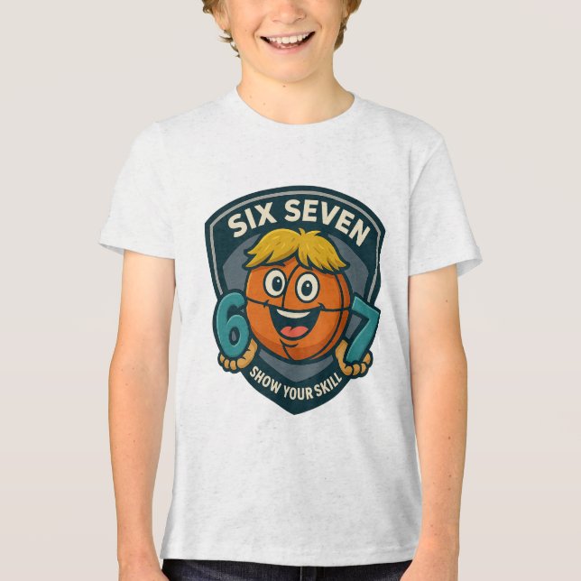 SIX SEVEN  6/7 – Visa din skicklighet  Barn T-Shir T Shirt (Framsida)
