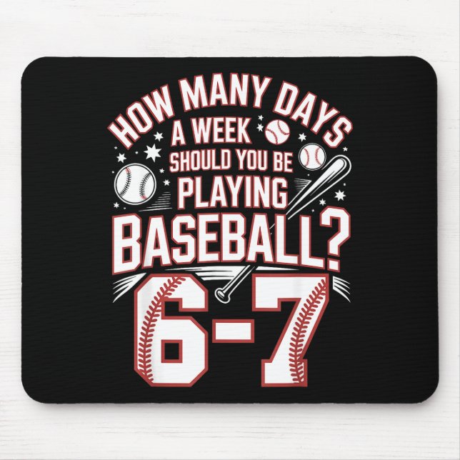 Six Seven Baseball Meme How Many Days 6-7  Musmatta (Framsidan)