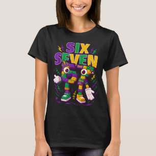 Six Seven Brainrot Italienska Roliga 67 Barn Mardi T Shirt
