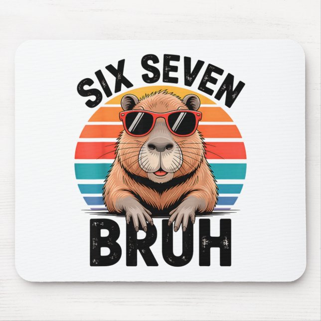 Six Seven Bruh 6 7 Meme Funny Capybara 6 7  Musmatta (Framsidan)