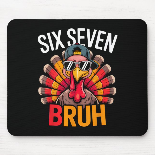 Six Seven Bruh 6 7 Meme Turkey Thanksgiving Boy Gi Musmatta (Framsidan)
