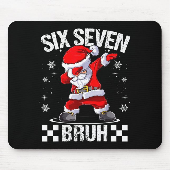 Six Seven Bruh 6-7 Meme Xmas Matching Pjs Christma Musmatta (Framsidan)