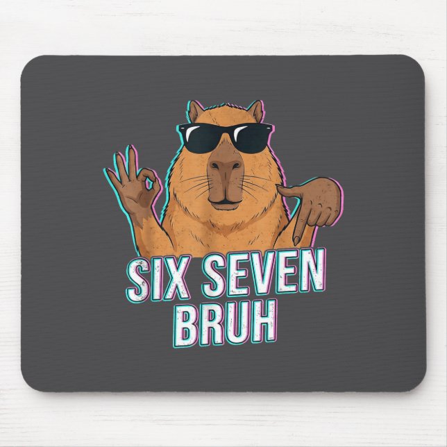 Six Seven Bruh Capybara 67 Boys Teens Kids Animals Musmatta (Framsidan)