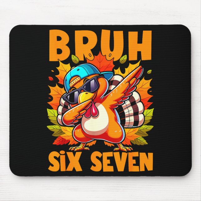 Six Seven Bruh Dabbing Turkey Thanksgiving 67 Meme Musmatta (Framsidan)