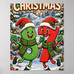 Six Seven Christmas — Roliga Santa Nummer 6 7 Poster