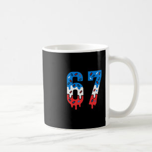 Six Seven Drippy Glass Isglass Sport 67 Cool Meme Kaffemugg