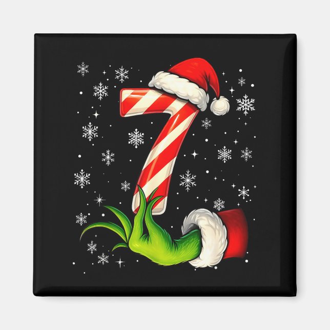 Six Seven Funny Christmas Couple Matching Meme  Magnet (Framsidan)