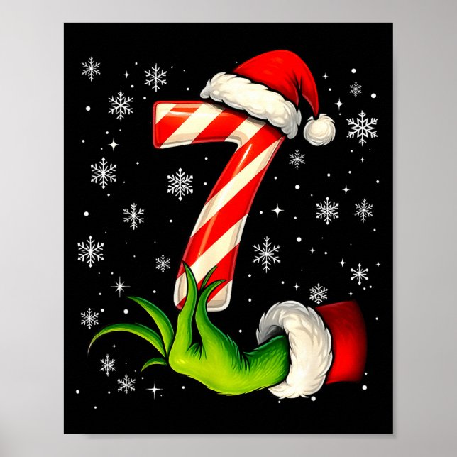Six Seven Funny Christmas Couple Matching Meme  Poster (Framsidan)