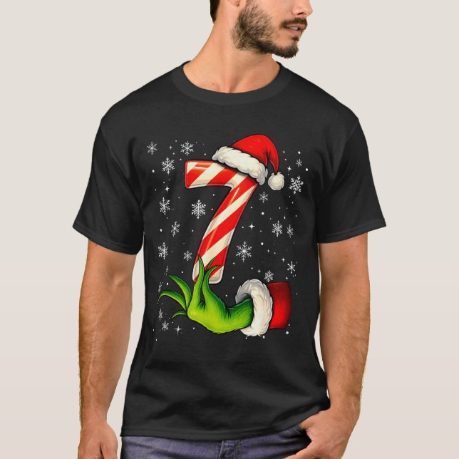 Six Seven Funny Christmas Couple Matching Meme  T Shirt (Framsida)