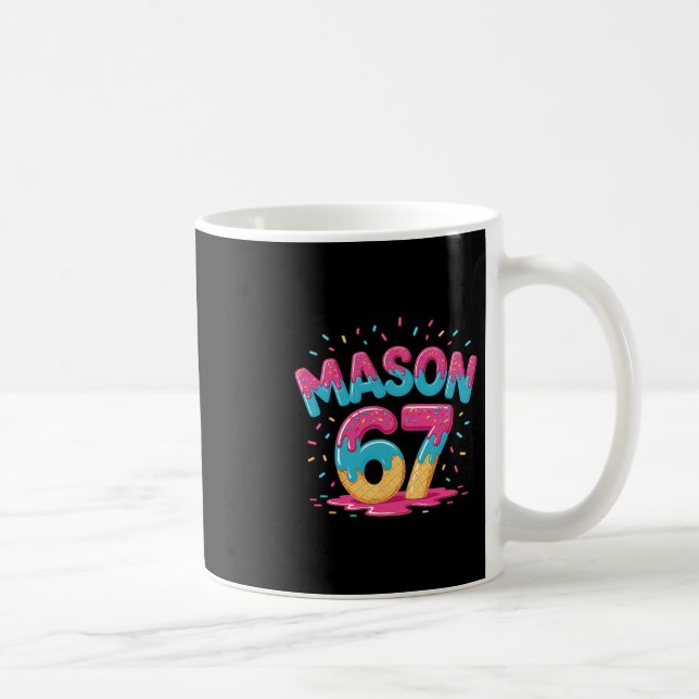 Six Seven Glass Is Dricka Sport 67 Kul Mason Meme  Kaffemugg (Höger)