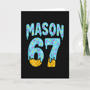 Six Seven Glass Strimmason 67 Meme Halloween ( Kort