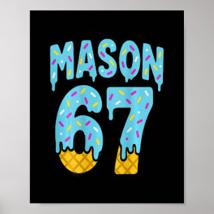 Six Seven Glass Strimmason 67 Meme Halloween ( Poster