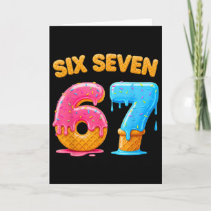 Six Seven Glass Ström Gen Alpha Slang 6 7 Trend Kort