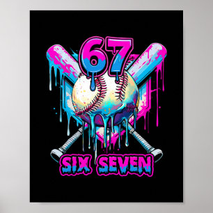 Six Seven Glass Strömmande Gen Alpha Slang 6 7 Tre Poster