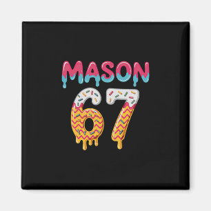 Six Seven Glass Strömmar 67 Mason Meme Magnet