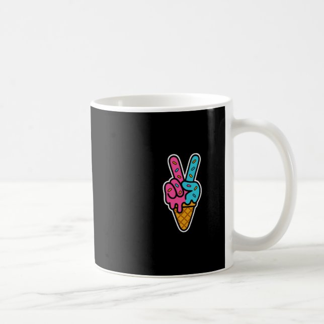 Six Seven Ice Cream Drip Sport 67 Cool Meme  Kaffemugg (Höger)