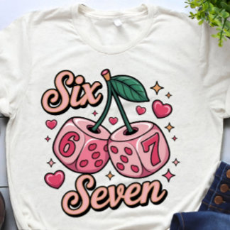 Six Seven Love Dice Valentines Day Women's T-shirt